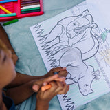 Jumbo Coloring Pad - Animals Q9