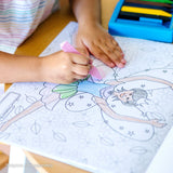 Jumbo Coloring Pad - Princess & Fairy O1
