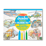 Jumbo Coloring Pad - Vehicles C2