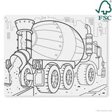 Jumbo Coloring Pad - Vehicles C2