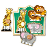 Jungle Friends Jumbo Knob Puzzle - 3 Pieces U0