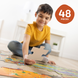 Land of Dinosaurs Floor Puzzle - 48 Pieces X2