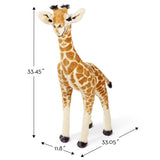 Lifelike Plush Baby Giraffe S2