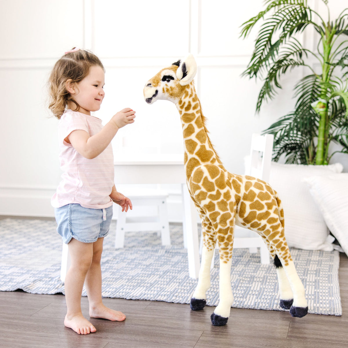 Lifelike Plush Baby Giraffe S2