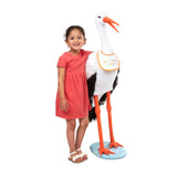Lifelike Plush Stork F1