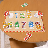Lift & See Numbers Peg Puzzle - 10 Pieces L1