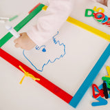 Magnetic Chalkboard & Dry-Erase Board (Uppercase) A3