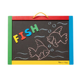 Magnetic Chalkboard & Dry-Erase Board (Uppercase) A3