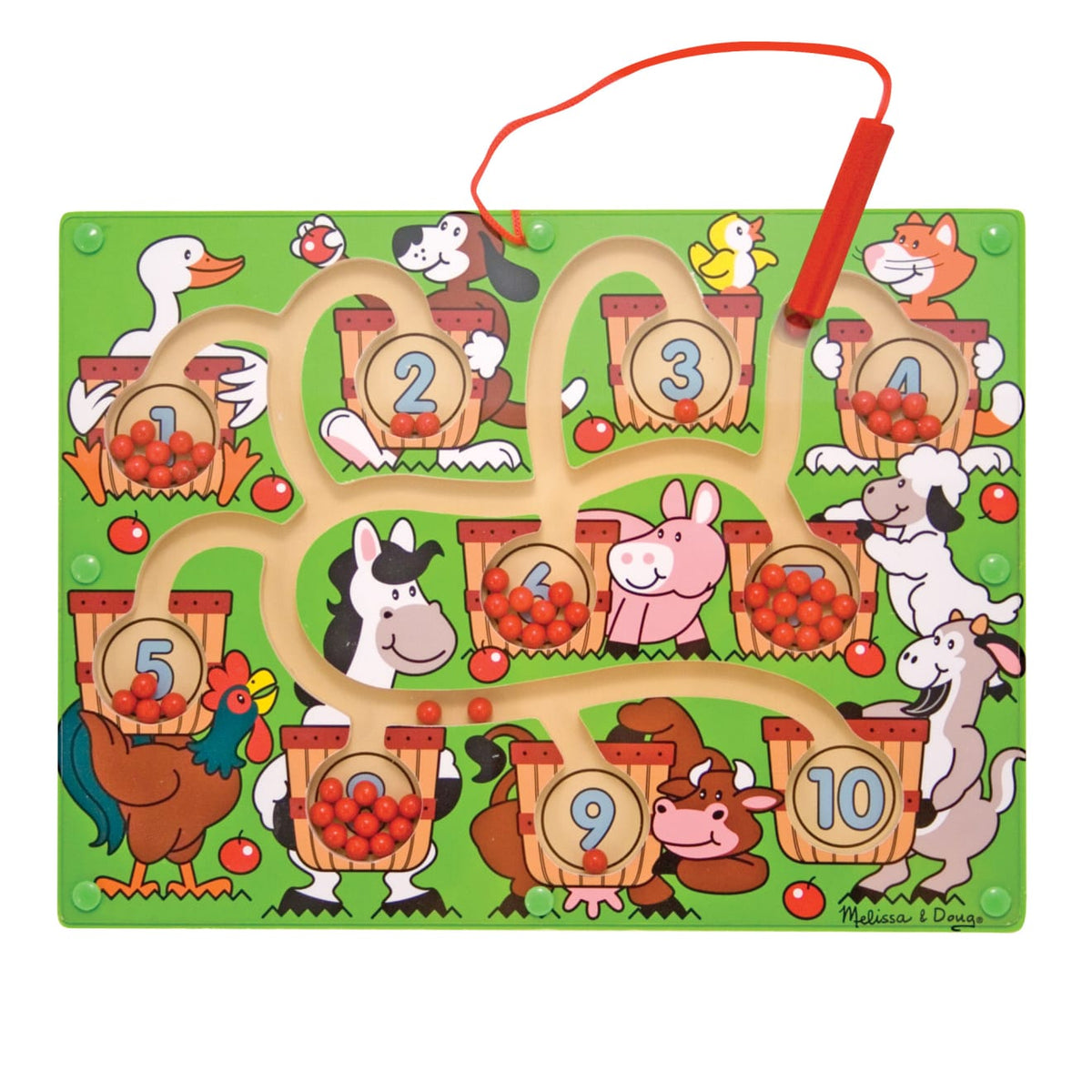 Magnetic Number Maze W9