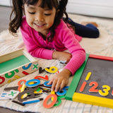 Magnetic Wooden Numbers T6