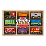 Magnetic Wooden Train Cars E6