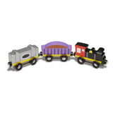 Magnetic Wooden Train Cars E6