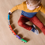 Magnetic Wooden Train Cars E6