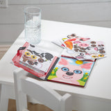 Make-a-Face – Farm Reusable Sticker Pad – On the Go Travel Activity H3