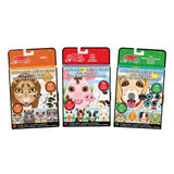 Make-A-Face Reusable Sticker Pad 3-Pack: Safari, Farm, Pets G1
