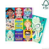 Make-a-Face Sticker Pad - Crazy Characters C1