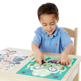 Make-a-Face Sticker Pad - Crazy Characters C1