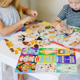 Make-a-Face Sticker Pad - Crazy Characters C1