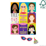 Make-a-Face Sticker Pad - Fashion Faces C2