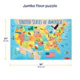 Map Floor Puzzle - 51 Pieces V4