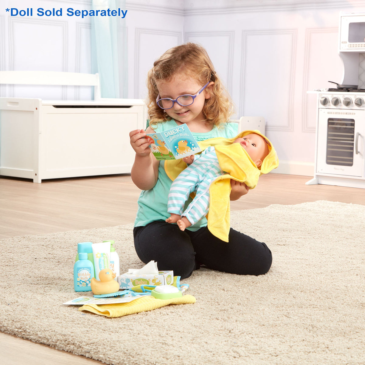 Mine to Love Changing & Bathtime Play Set J9