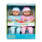 Mine to Love Twins Luke & Lucy Dolls F6