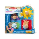 Ms. Rachel™ Wooden Peek-a-Boo Jumbo Peg Puzzle – 4 Pieces H7