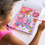 My First Paint With Water Kids' Art Pad With Paintbrush - Cheerleaders, Flowers, Fairies, and More F2