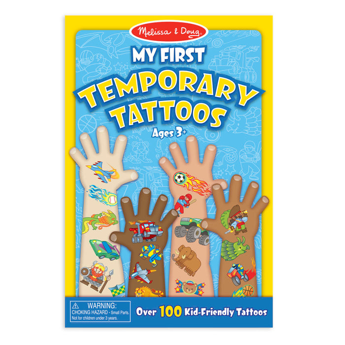 My First Temporary Tattoos: 100+ Kid-Friendly Tattoos - Adventure, Creatures, Sports, and More D1