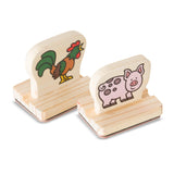 My First Wooden Stamp Set - Farm Animals B6