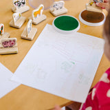 My First Wooden Stamp Set - Farm Animals B6