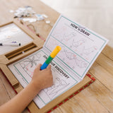 Natural Play: Play, Draw, Create Reusable Drawing & Magnet Kit – Dinosaurs U2