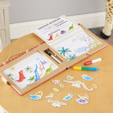 Natural Play: Play, Draw, Create Reusable Drawing & Magnet Kit – Dinosaurs U2
