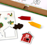 Natural Play: Play, Draw, Create Reusable Drawing & Magnet Kit – Farm E0