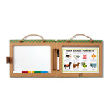 Natural Play: Play, Draw, Create Reusable Drawing & Magnet Kit – Farm E0