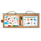 Natural Play: Play, Draw, Create Reusable Drawing & Magnet Kit – Ocean C4