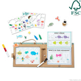 Natural Play: Play, Draw, Create Reusable Drawing & Magnet Kit – Ocean C4