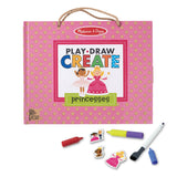 Natural Play: Play, Draw, Create Reusable Drawing & Magnet Kit – Princesses H6