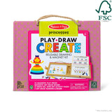 Natural Play: Play, Draw, Create Reusable Drawing & Magnet Kit – Princesses H6