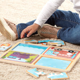 Natural Play Wooden Puzzle: Ready, Set, Go V5