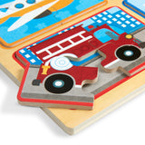 Natural Play Wooden Puzzle: Ready, Set, Go V5