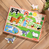 Old MacDonald's Farm Song Puzzle - 8 Pieces I2