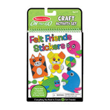 On-the-Go Felt Friends Stickers Craft Activity Set T9