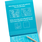 On the Go Scratch Art Color-Reveal Pad -  Sea Life F5