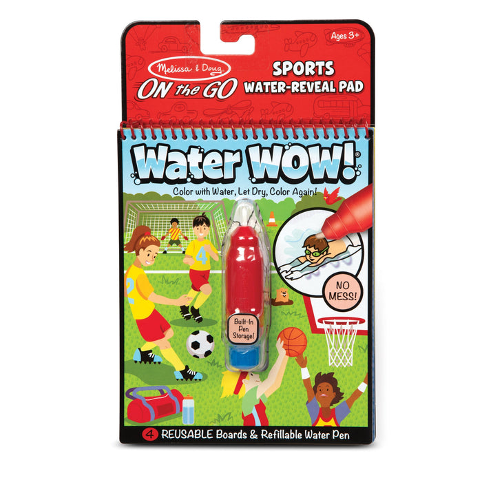 On the Go Water WOW!® Water-Reveal Activity Pad – Sports K5