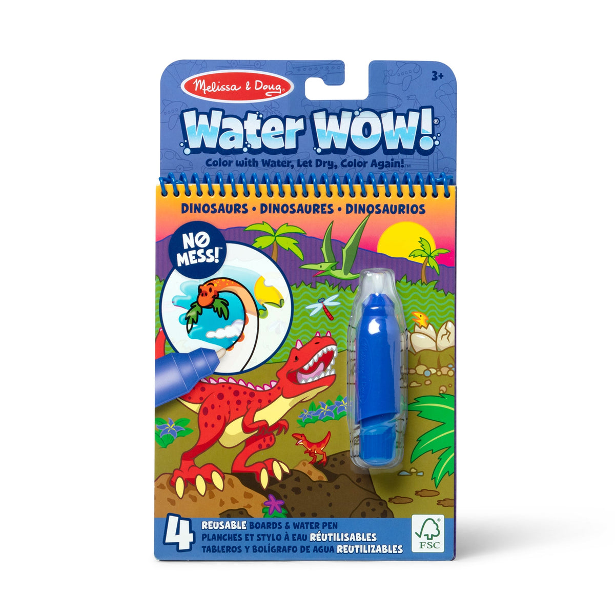 On the Go Water Wow! Water-Reveal Pad – Dinosaurs X3