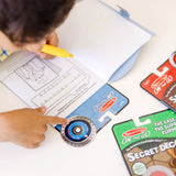 On the Go™ Secret Decoder Activity Books 3-Pack: Slippery Flippers, Runaway Ruby, Game Book U0