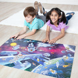 Outer Space Glow-in-the-Dark Floor Puzzle – 48 Pieces Z9