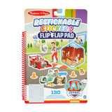 PAW Patrol Restickable Stickers Flip-Flap Pad - Classic Missions A0