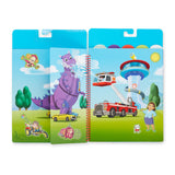 PAW Patrol Restickable Stickers Flip-Flap Pad - Ultimate Rescue U9